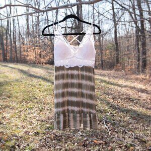 Vine and Valley lace bralette fairycore dress - L